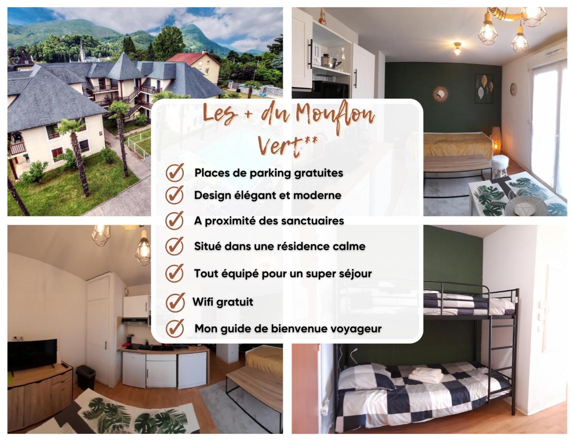 Appartement Du Mouflon Vert, Dans Residence De Tourisme 3 Etoiles Lourdes Extérieur photo